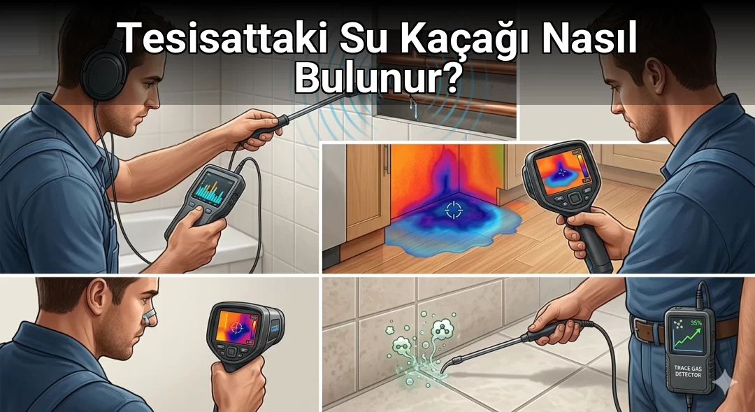 Tesisattaki Su Kaçağı Nasıl Bulunur?